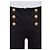 Vaqueros Skinny Icónicos Balmain con Botones en Tono Dorado Sz.38 de segunda mano - vista 3