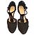 Prada Black Suede Platform T-Strap Heels