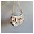 Borsa Burberry Olympia Tela Stampata Cuori Nova Check Marrone Multicolore Beige - vista 2