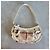 Borsa Burberry Olympia Tela Stampata Cuori Nova Check Marrone Multicolore Beige - vista 4