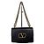 Valentino Garavani Bolso de hombro Vain en piel negra Negro