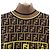 Fendi Official Product Name Top Braun Schwarz - Ansicht 6