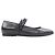Hermès Jane Api Buckle Chevre Flats Preto