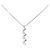 Autre Marque Collar de diamantes Au750 Plata