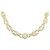 Autre Marque Au750 Blumen-Diamant-Halskette Golden