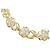 Autre Marque Au750 Blumen-Diamant-Halskette Golden - Ansicht 3