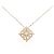 Autre Marque Collana in oro rosa Au750 e diamanti