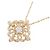 Autre Marque Collana in oro rosa Au750 e diamanti - vista 3