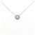 Autre Marque Collar de diamantes Pt900 Pt850 Plata