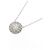 Autre Marque Collar de diamantes Pt900 Pt850 Plata - vista 3