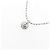 Autre Marque K10 Weißgold Diamant-Halskette Silber - Ansicht 4