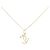 Autre Marque Collana con Diamanti Iniziale Y Au750 D'oro