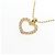 Autre Marque Au750 Herz-Diamant-Halskette Golden - Ansicht 3