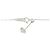 Autre Marque Diamantenhalskette PT950 PT850 Silber - Ansicht 5