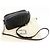 Borsa a tracolla Gucci GG Marmont in vitello con catena Nero - vista 3