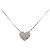 Autre Marque Collar de oro blanco Au750 y diamantes Plata