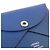 Hermès Hermes Calvi Duo Madam Coin Case Azul - vista 3