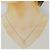 Autre Marque Collar de Cruz con Diamantes Pt900 Pt850 Plata - vista 6