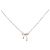 Autre Marque Collar de oro rosa K10 y diamantes