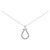 Autre Marque Collar de diamantes Pt900/Pt850 Plata