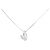 Autre Marque Diamantenhalskette PT900 PT850 Silber