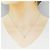Autre Marque Diamantenhalskette PT900 PT850 Silber - Ansicht 6