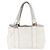 Gucci Bamboo Leder-Tote-Bag Weiß