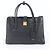 Borsa Tote Miu Miu in pelle Madras Nero