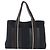 Hermès Sac cabas en cuir Hermes Troca Horizontal MM Noir