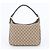 Borsa a tracolla Gucci GG Canvas Abbey in pelle Marrone - vista 3