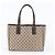 Gucci GG Canvas Leder Tote Bag Beige - Ansicht 3