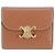Céline Celine Triomphe Small Flap Wallet Brown