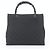Gucci Bamboo Shopper aus Leder in Schwarz - vista 3
