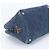 Prada Canapa Denim Triangle Logo Tote Bag Navy blue - view 5