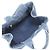 Prada Canapa Denim Triangle Logo Tote Bag Navy blue - view 7