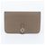 Hermès Cartera larga de piel Hermes Dogon Y Stamp Duo GM Gris pardo - vista 2