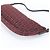 Fendi FF Zucchino Schultertasche aus Leder Schwarz Rot - Ansicht 4