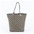 Borsa Tote Gucci in tela GG e pelle Nero