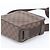Borsa Messenger Louis Vuitton Damier Olaf PM Damier ebene - vista 4