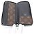 Cartera Zippy Louis Vuitton Monogram Macassar Castaño Negro - vista 6