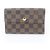Louis Vuitton Damier Portefeuille Alexandra Tri-fold Wallet Damier ebene