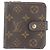 Louis Vuitton Monogram Compact Zip Bi-fold Geldbörse Braun