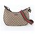 Borsa a tracolla in pelle Gucci GG Canvas Sherry Line Marrone