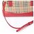 Burberry Nova Check Shadow Horse Leder 2-Way Tasche Rot Beige - Ansicht 2