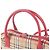 Burberry Nova Check Shadow Horse Leder 2-Way Tasche Rot Beige - Ansicht 3