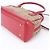 Burberry Nova Check Shadow Horse Leder 2-Way Tasche Rot Beige - Ansicht 5