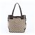 Gucci GG Canvas Leder-Tote-Bag Braun - Ansicht 3