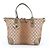 Borsa Tote Gucci GG Canvas Heartbeat D'oro