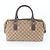 Bolso Gucci GG Canvas Leather Castaño - vista 3