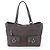 Sac cabas Gucci GG en nylon et cuir Marron
